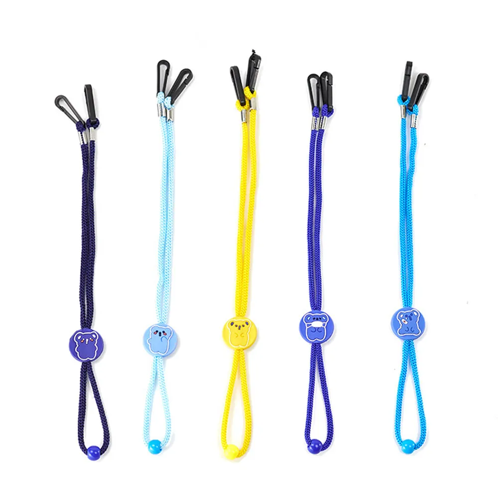 

Милый рисунок кота из мультфильма, детская маска Анти-потерянный ремешок студенческие спортивные однотонные Цвет нейлоновые очки на верев...