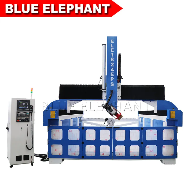 Фрезерный станок с ЧПУ Blue Elephant 1824 atc 4-осевой фрезерный для Резки пенопласта из ПВХ