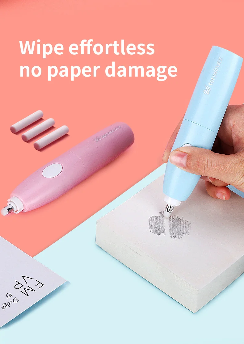 

Sketch Electric Pencil Sharpener Electronic Erasers Mechanical Vacuum Cleaner Set For Kids Stationery Art School Supplies Gifts