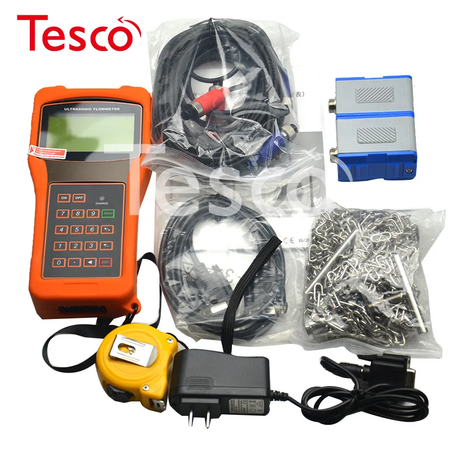 

TUF-2000H Digital Ultrasonic Flowmeter Flow Meter with Standard Transducer TM-1 Measuring Range DN50-700mm