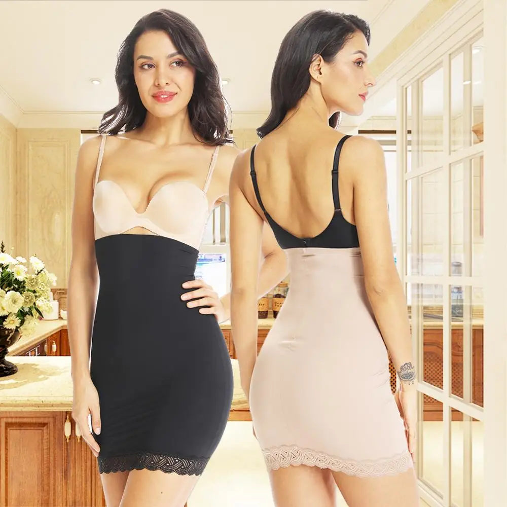 Юбка с высокой талией кружевные мини юбки для похудения Корректирующее белье