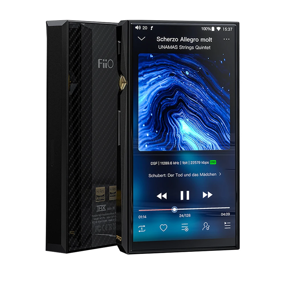 Музыкальный плеер FiiO M11 Pro Android 64 ГБ с двойным AK4497/THX AAA-78/atpX HD/LDAC/Bluetooth/DSD/Tide/Spotify |