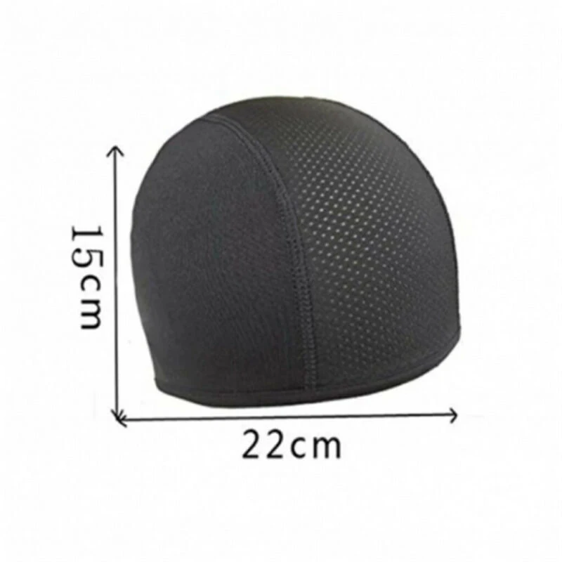 1pc Inner Liner Headgear Dome Cap High Quality Black 22*15cm Cycling Windproof Moisture Wicking Cooling Protector Part | Автомобили и