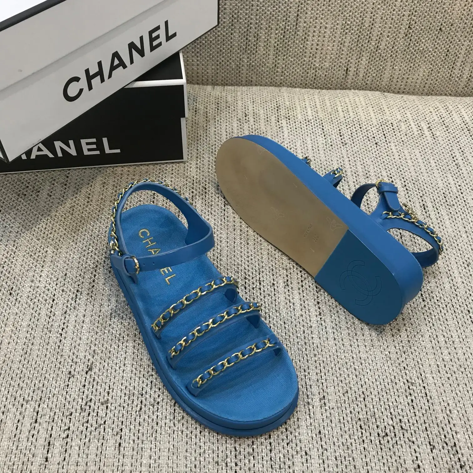 

2021 high-qualityC40 luxury brand-name designer fashion ladies slippers high-heel sandals ladies casual shoes