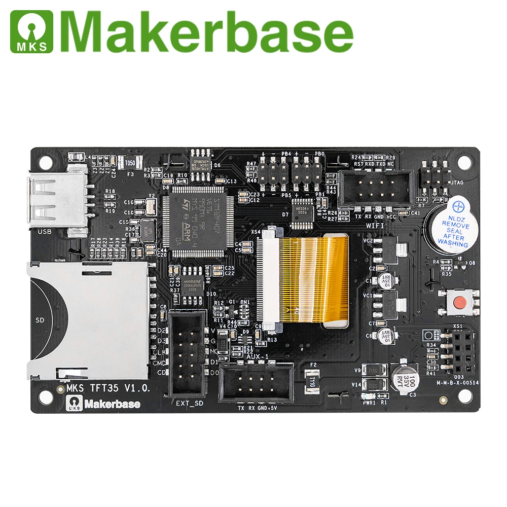 

Makerbase MKS TFT35 V1.0 3.5 Inch Touch Screen 3d Printer Parts Insert SD Card USB Disk Side Wifi Control Preview Gcode