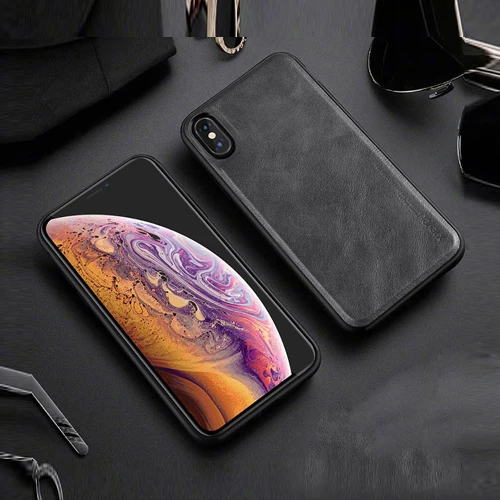 Grey Case Для iPhone XR чехол для iPhone X XS Max X-Level роскошный винтажный кожаный чехол для iPhone 7 8 Plus 6 6s 6s Plus чехол Funda - Цвет: Grey Case