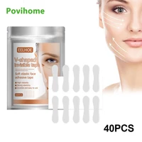 40pcs face lifting patch invisible artifact sticker lift chin thin face sticker adhesive tape v shaped facial make up lift patch