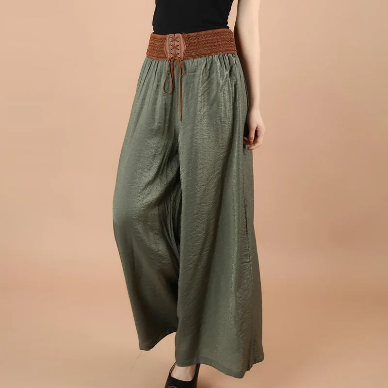 low rise jeans Wide Leg Pants Casual Cotton Linen Loose Women's Trousers Fashion Elegant Women's Trousers Hot New Spring Summer Female Pants jogger pants