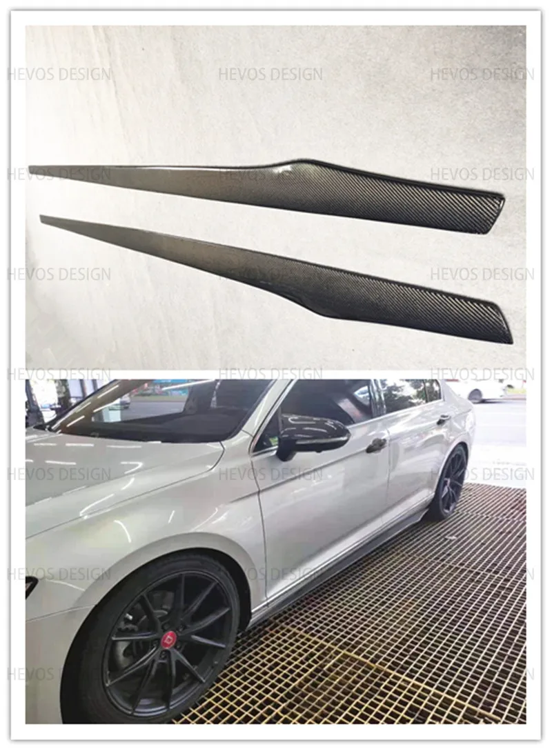 Подходит для BMW F30 f10 F32 F12 F06 боковая юбка из углеродного волокна боковой