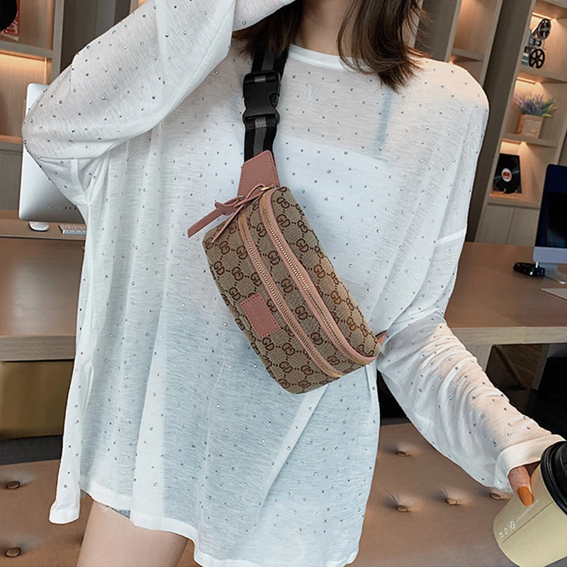 Женская сумка на плечо новинка 2019 с надписью хит цвет дикая сетка красный Ретро