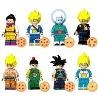 anime dragon ball z building blocks guko vegeta turles grand priest chichi action figures bricks toys gifts kids toys