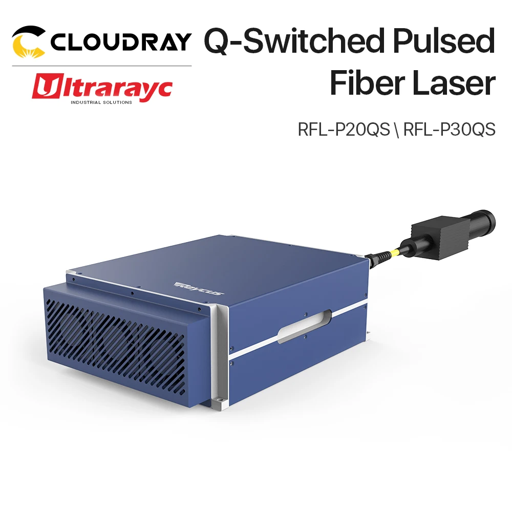 Ультрарайк 1064 м оригинальный Raycus Q-Переключаемый импульсный 20 Вт 30 волоконный