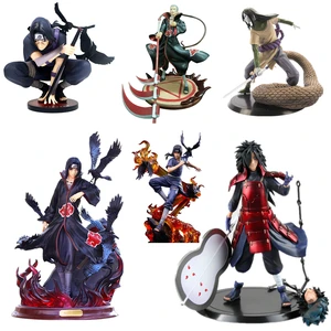 Экшн-Кукла Наруто из ПВХ, Какаши, Учиха, Итачи, проклятие, печать, Саске, коллекция, украшения для детей, подарок на день рождения, фигурка Наруто