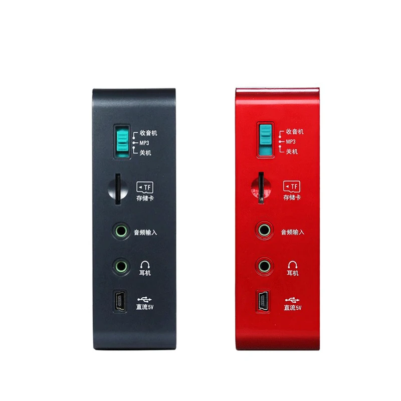 TECSUN ICR-110 FM/AM радио TF карта MP3 плеер рекордер портативный Радиоприемник | MP3-плееры