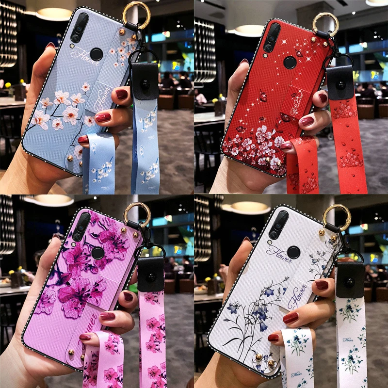 Чехол на запястье для Huawei P30Lite P20 P40 Pro Mate 10 20 30 Honor 8X 9X 30i Lite Y9Prime 2019 Y9S с