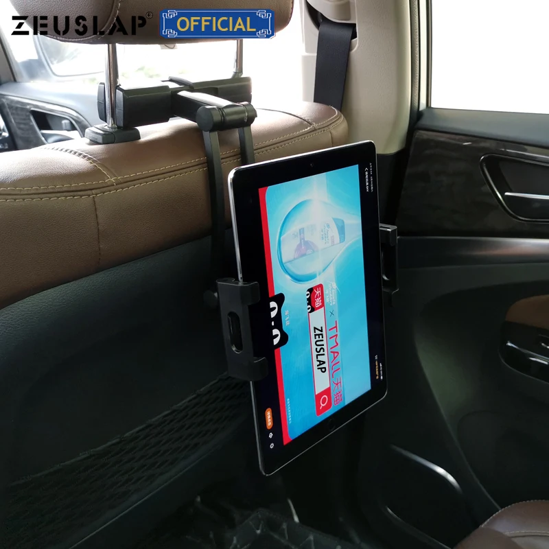 Автомобильный держатель для планшета ZEUSLAP iPad Air Mini 2 3 4 Pro 12 9 подголовник заднего