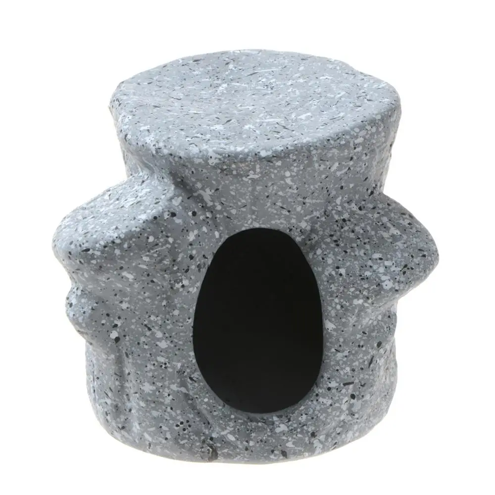 Saim креветки укрытие размножения пещера с рыбами бак украшения серый Керамика