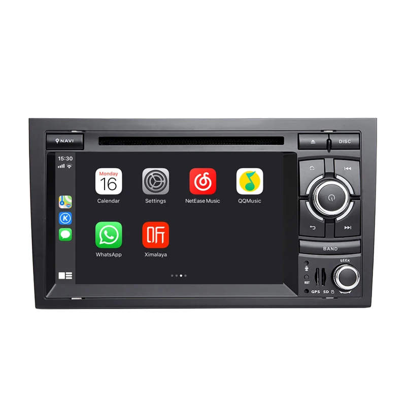 Android 9 0 Авторадио встроенный CarPlay GPS-навигатор совместимый с Audi A4 B6 B7 S4 RS4 2002-2008 SEAT Exeo