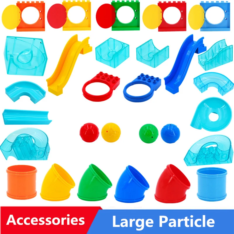 Конструктор сделай сам большого размера аксессуары куклы шарики слайды и трубки