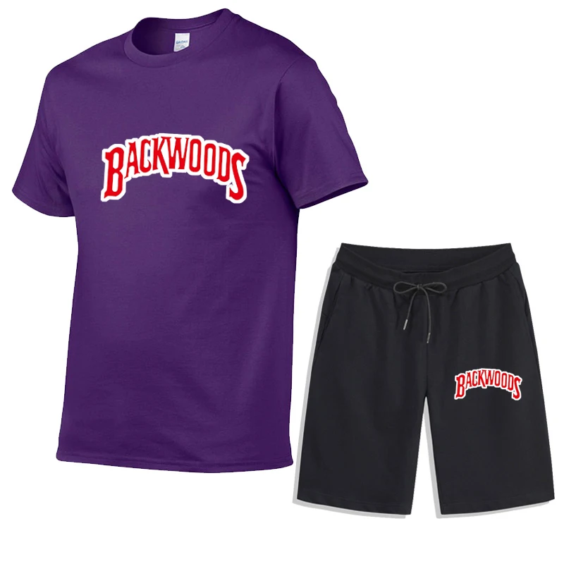 

2021 New Men's Harajuku Sportswear Shorts Set Short Sleeve Quick Dry T-Shirt And Shorts Casual Wear Men's Fashion Training Suit