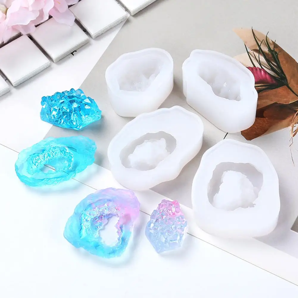 4 шт. силиконовые прозрачные формы для изготовления украшений из эпоксидной