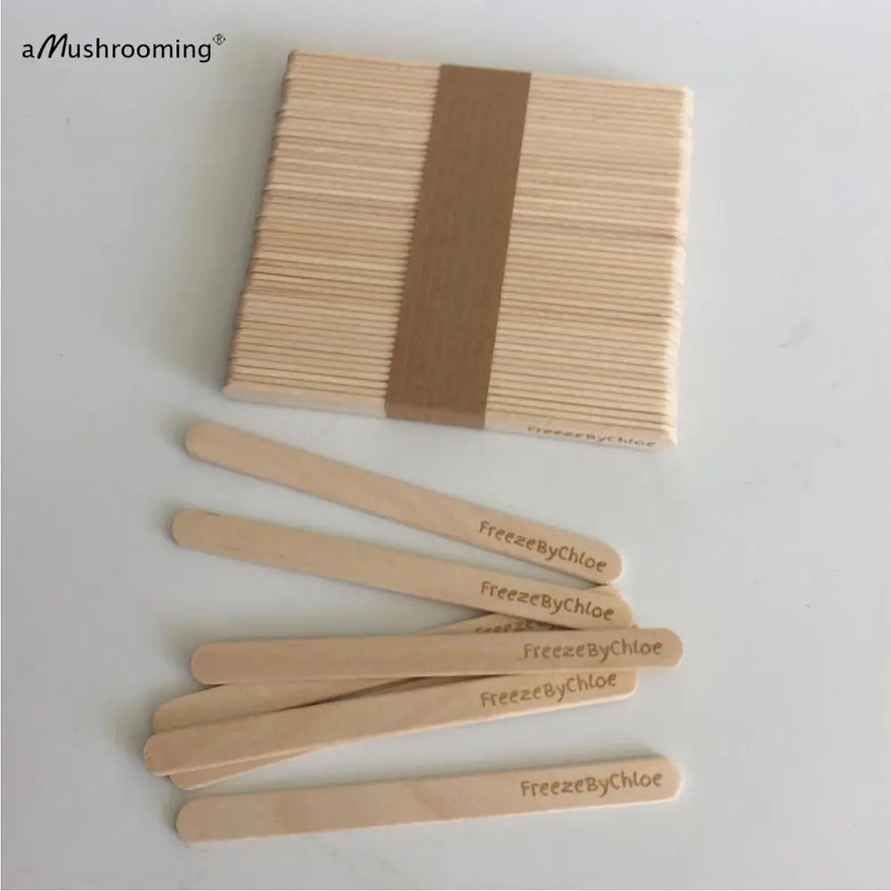 Деревянные палочки для мороженого 1000 карат деревянные шпатели шпатель с