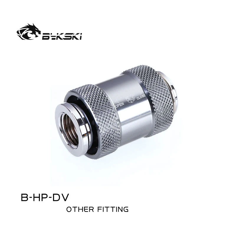 Bykski водяной клапан Женский Цветной переключатель для жесткой трубки Нажмите