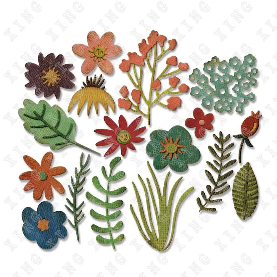 

New Funky Foliage Metal cutting dies essentials frame diy scrapbooking photo album decorative embossing papercard crafts moulds