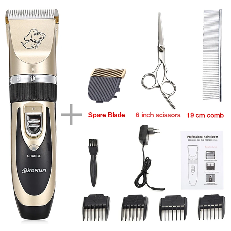 ЕС США плагин перезаряжаемый питомец собачья кошачья шерсть триммеры