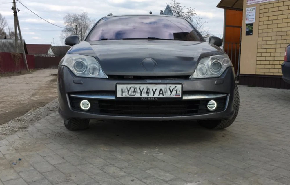 Buildreamen2 для Toyota Prius Plus C V 2011- автомобиля 4000LM светодиодный лампы передние противотуманные фары светильник глаза ангела фары Дневные ходовые огни H11 12V