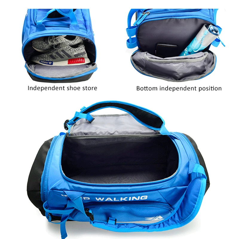 Горячая Большая вместительная спортивная сумка для занятий спортом на открытом