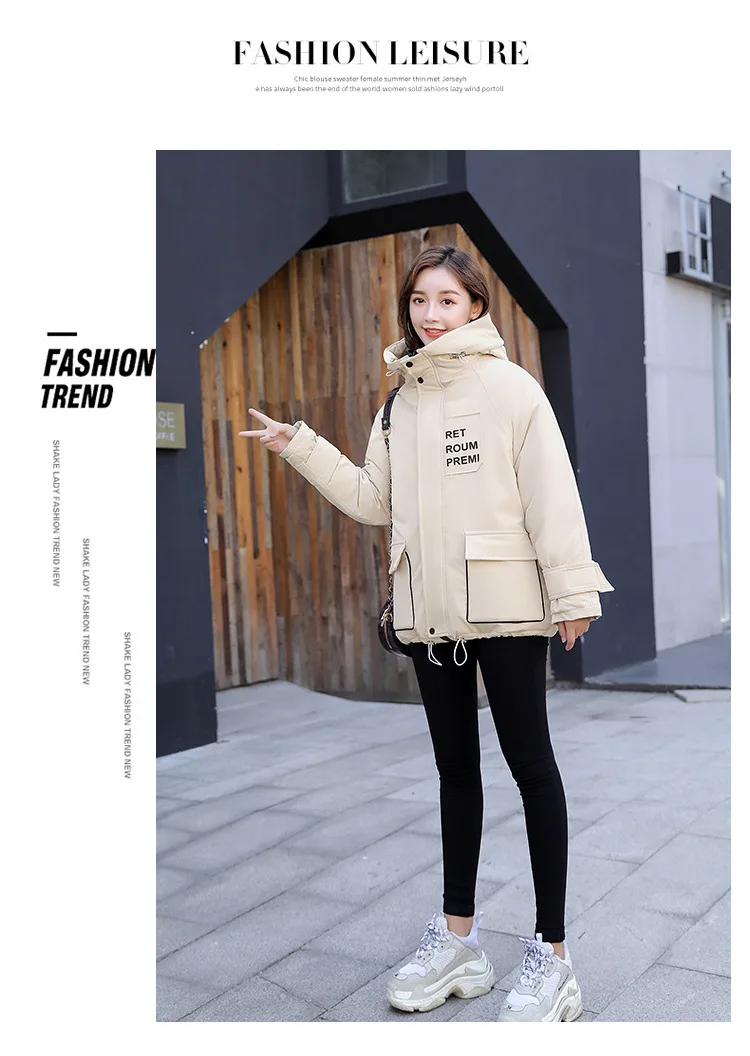 Abrigos Mujer Invierno Short Winter Jacket Women Fur Cotton Padded Jacket Female Parka Womens Jacket Winter Coat for Woman
