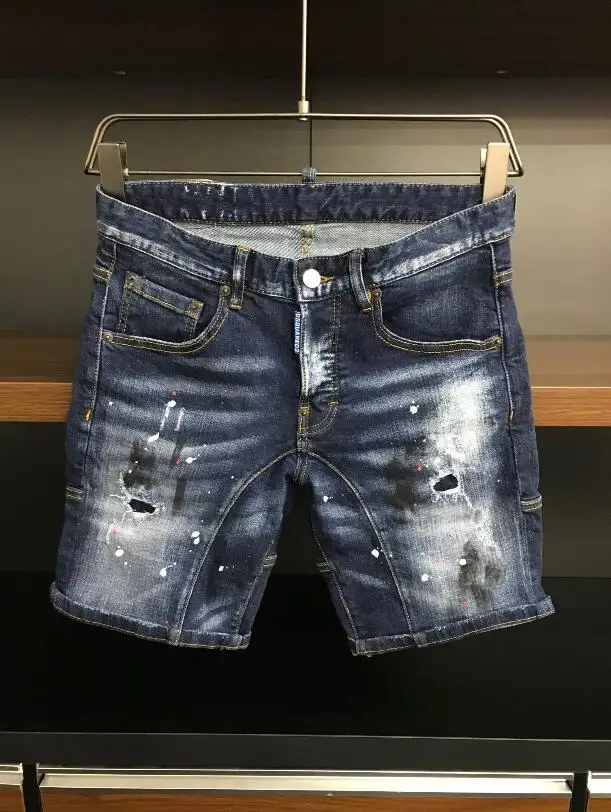 

2021 New Designer DSQUARED2 Short Jeans Denim Jeans Pants Biker Jeans HOMME Ripped COOLGUY D2 Jeans DSQ2 Men Pants A399-1