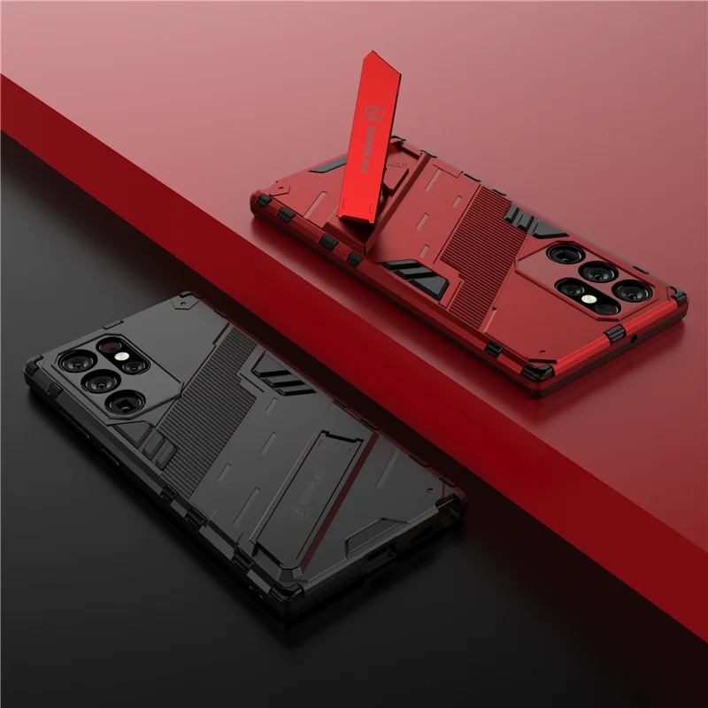 For Samsung Galaxy S22 Ultra Case Protective Case For Samsung S22 Ultra Cover Hard Armor Phone Holder Cover Galaxy S22 Ultra