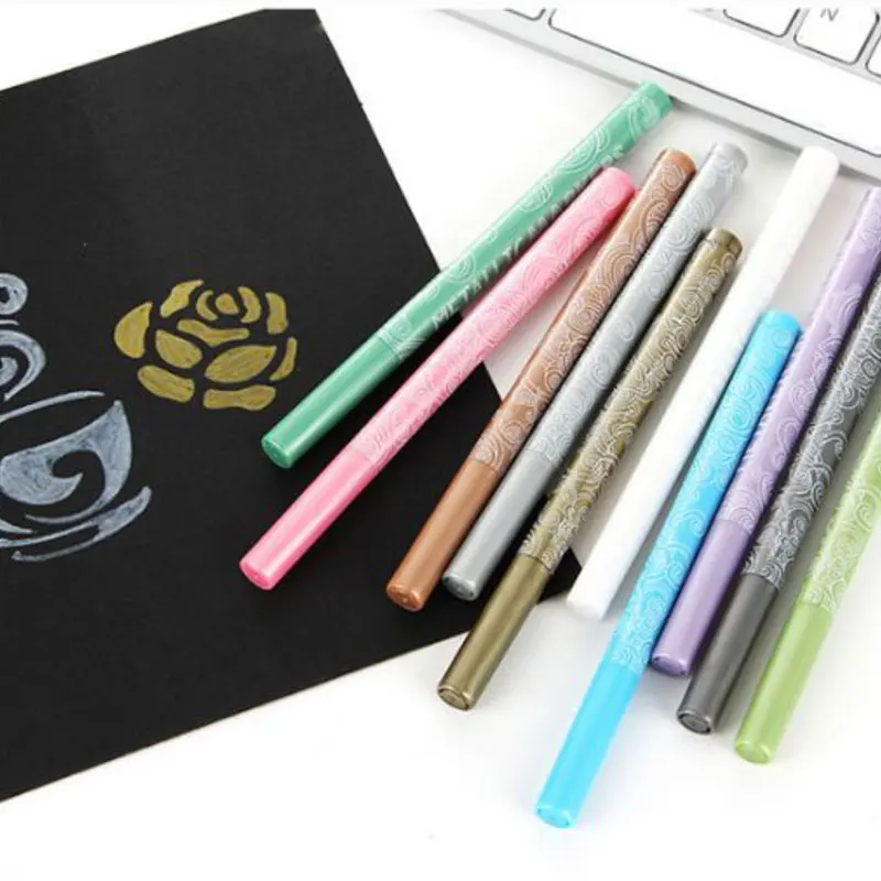 Маркерная ручка для рисования металлическая цветная Bullet Journal принадлежности