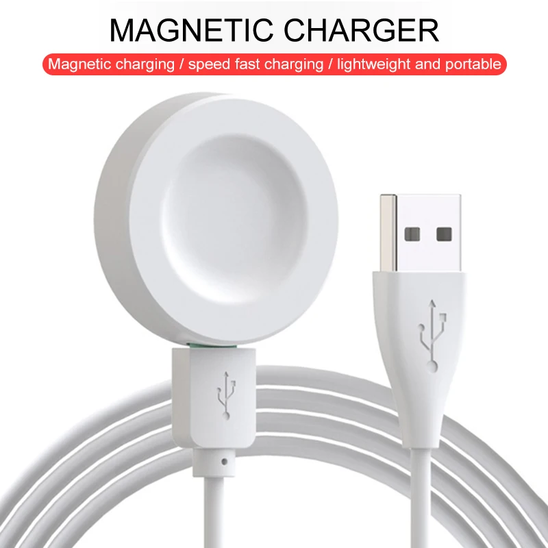 Портативная док-станция с USB-портом для быстрой беспроводной зарядки, магнитное зарядное устройство для часов, аксессуары, зарядные устройства для Huawei Watch GT2 Pro 2021
