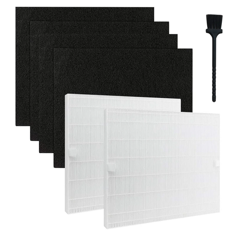 

2 True HEPA Filters Replacement for Coway AP-1512HH AP-1512HH-FP Mighty Air Purifier with 4 Carbon Filters, Replace Part