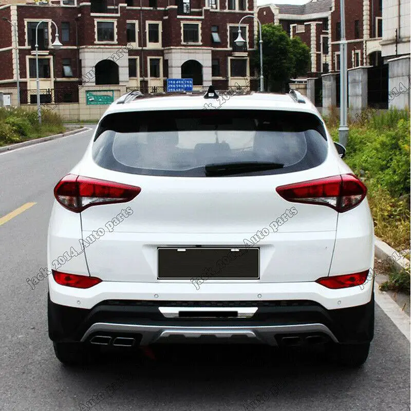 Авто задний бампер ABS защита от столкновений спойлер для Hyundai Tucson 2015 2016 2017