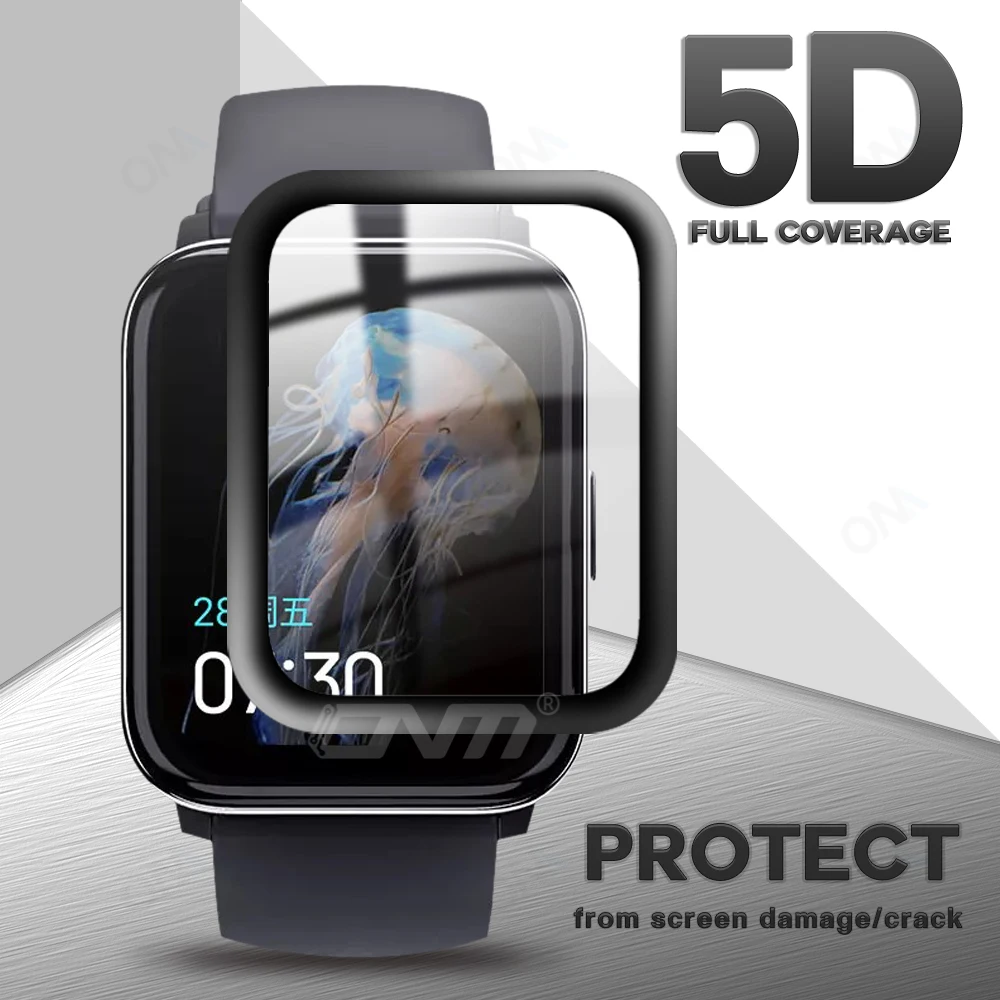 5D полное покрытие Защитная пленка для экрана Hey Plus Smartwatch крышка Heyplus аксессуары