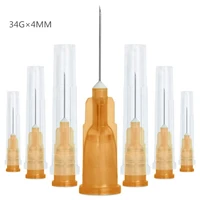 korea material stainless steel sterilize meso sharp needle for syringe injection 30g 32g 34g 4mm 6mm 13mm 25mm