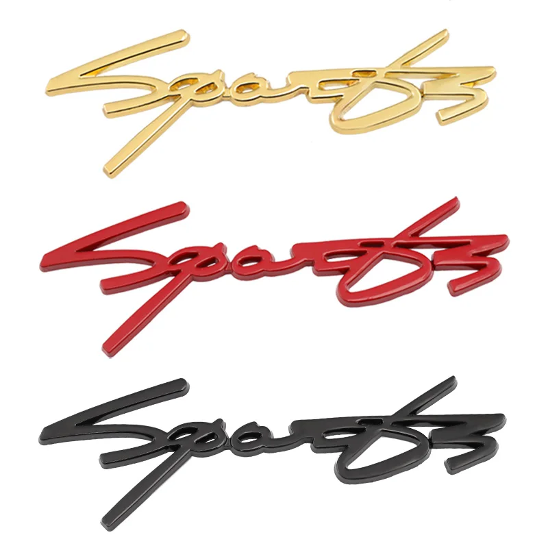 3D Автомобильные наклейки с логотипом спортивного логотипа Эмблема багажника