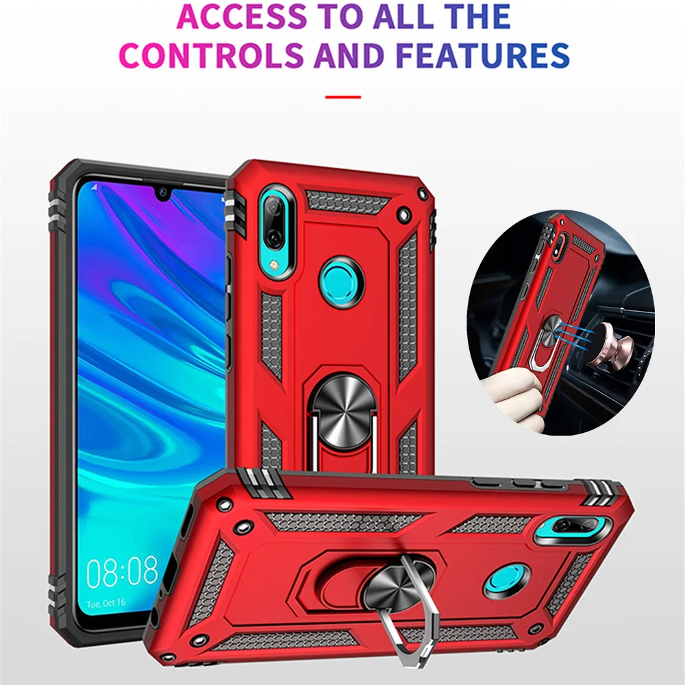 Чехол для huawei P Smart Z, чехол, задняя крышка, мягкий силиконовый Автомобильный кронштейн, чехол для телефона huawei P Smart