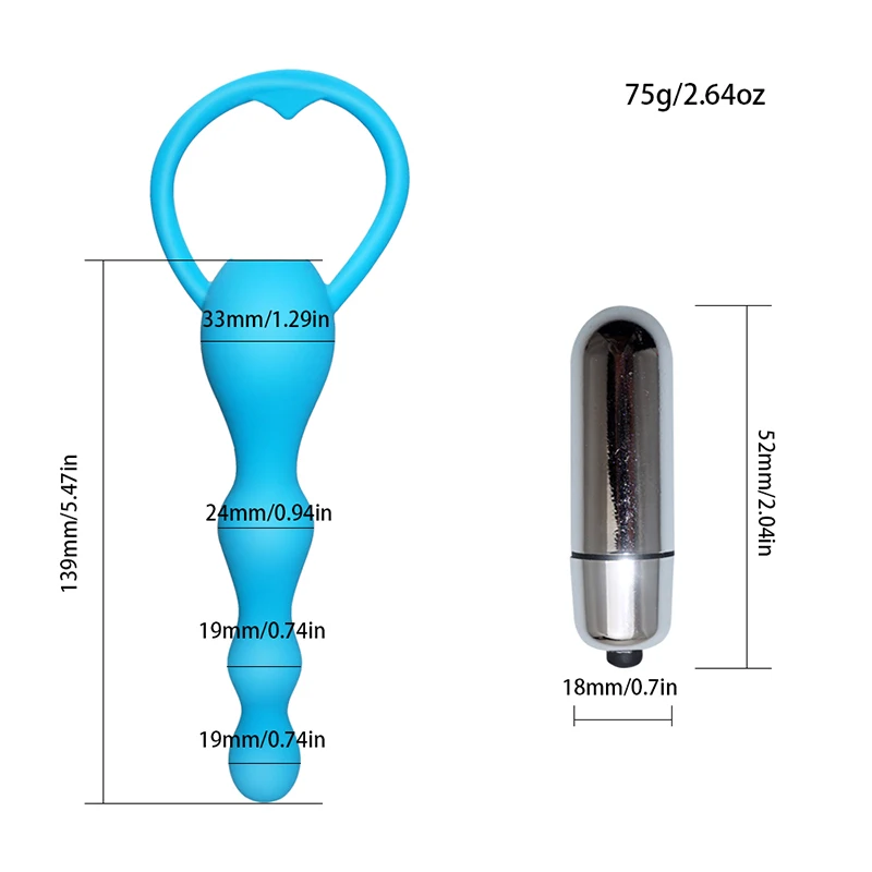 Анальная пробка из интимные игрушки для женщин силикона Длинные анальные шарики