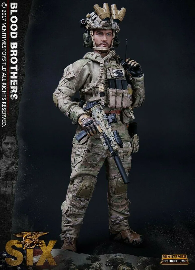 

1/6 Scale Mini Times Toys US Army New Seal Team M010 12'' Soldier Action Figure Model Full Set Toys for Fans Collection