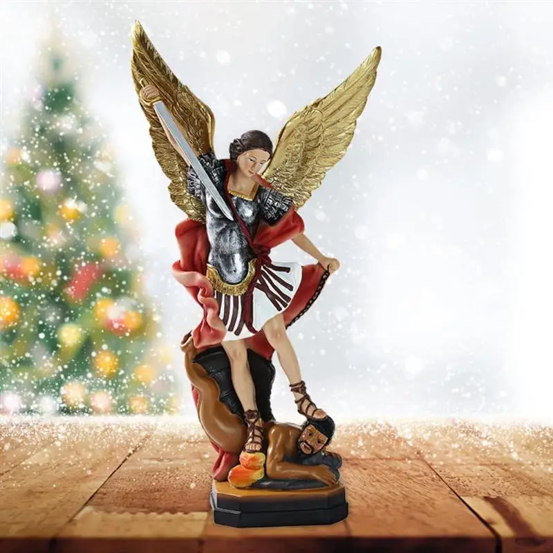 

Полимерные поделки для дома и офиса, домашний декор, полимерная садовая фигурка ангела, орнамент, религиозное украшение, подарок, многофунк...