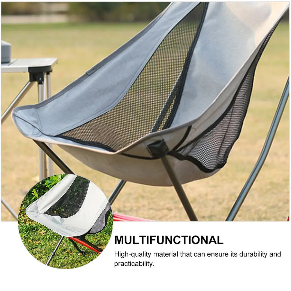 

1pc Outdoor Folding Chair Portable Beach Stool Durable Barbecue Foldable Chair