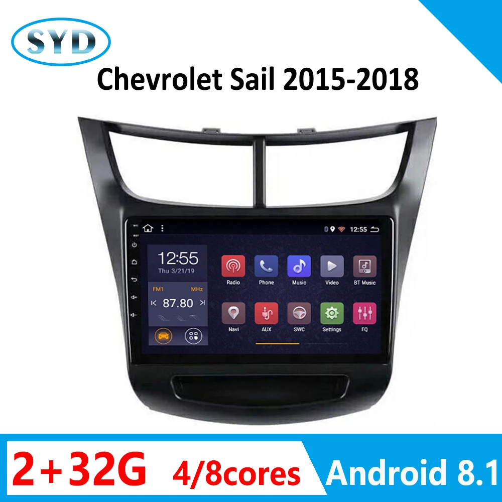 Авторадио android стерео для Chevrolet Sail DVD мультимедиа авто 2015 2016 2017 2018 видео плеер carplay