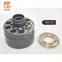 high quality sbs120 hydraulic pump parts for e320c excavator machinery main pumps piston shoe valve plate