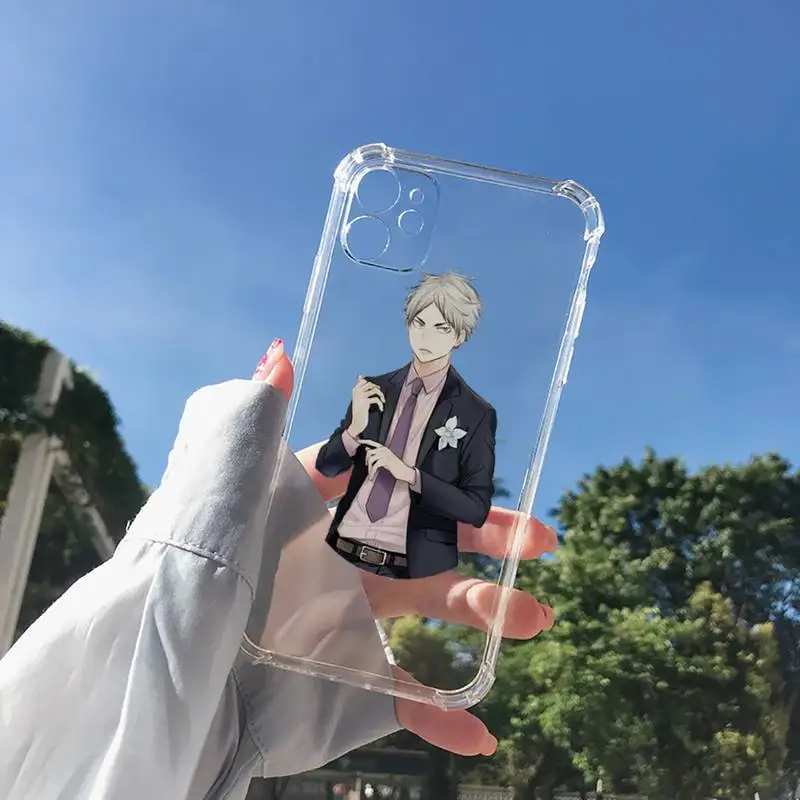 

Haikyuu Hinata Anime Phone Case Transparent for Clear iPhone 11 12 8 7 6 6S XS MAX Plus X 5S SE 2020 XR mini pro