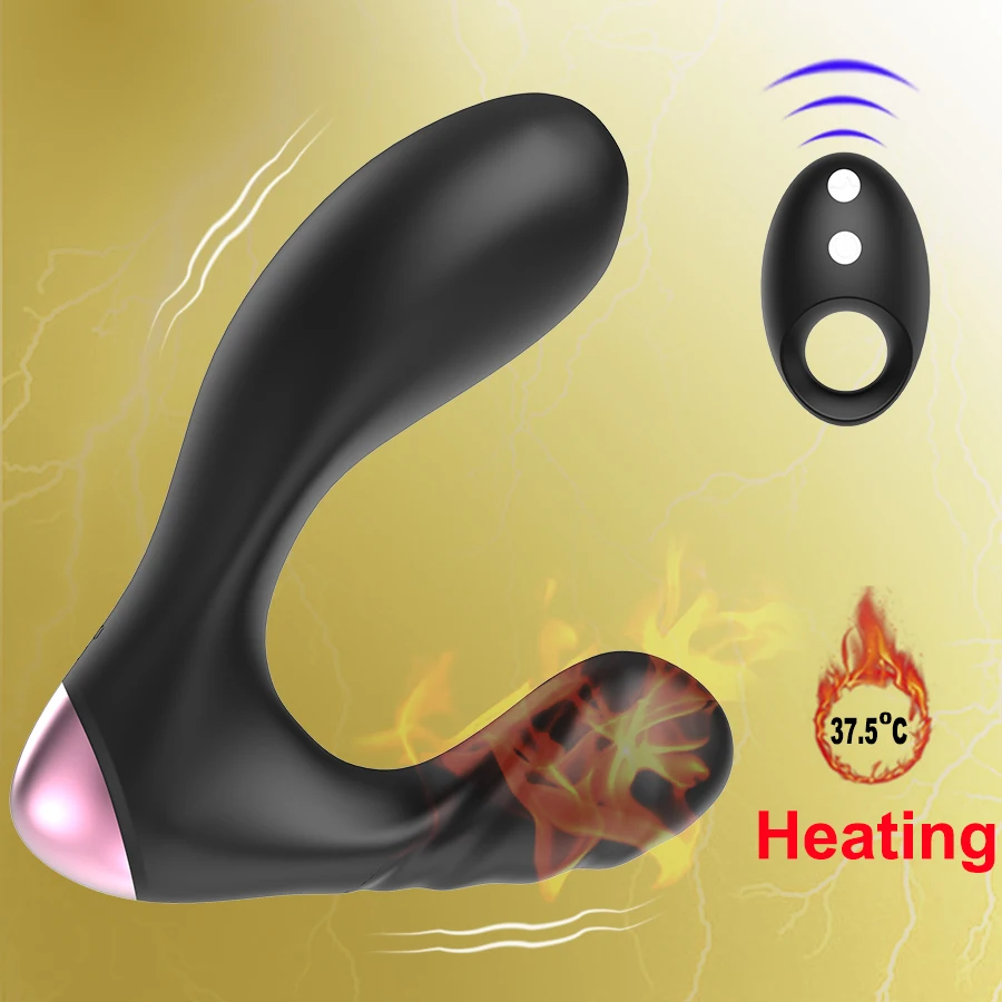 Массажер простаты с подогревом секс игрушки для взрослых мужчин Анальная пробка